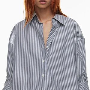 Aritzia Babaton Archive poplin button up